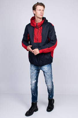 RRP €385 8 x ECOALF Cagoule Jacket Size S Water Repellent Hooded