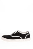 RRP €135 8 Canvas Sneakers EU 40 UK 6 US 7 Two Tone Low Top Made in Italy gallery photo number 3