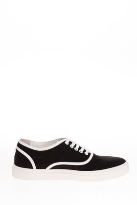 RRP €135 8 Canvas Sneakers EU 40 UK 6 US 7 Two Tone Low Top Made in Italy gallery photo number 4