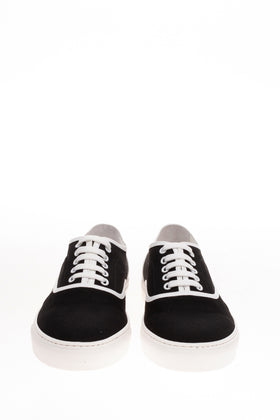RRP €135 8 Canvas Sneakers EU 40 UK 6 US 7 Two Tone Low Top Made in Italy gallery photo number 6