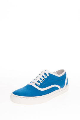 RRP €120 8 Canvas Sneakers Size 38 UK 5 US 8 Two Tone Lace Up Made in Italy