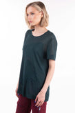 RRP €370 CEDRIC CHARLIER T-Shirt Top Size IT 46 / L Partly Lined Made in Italy gallery photo number 5