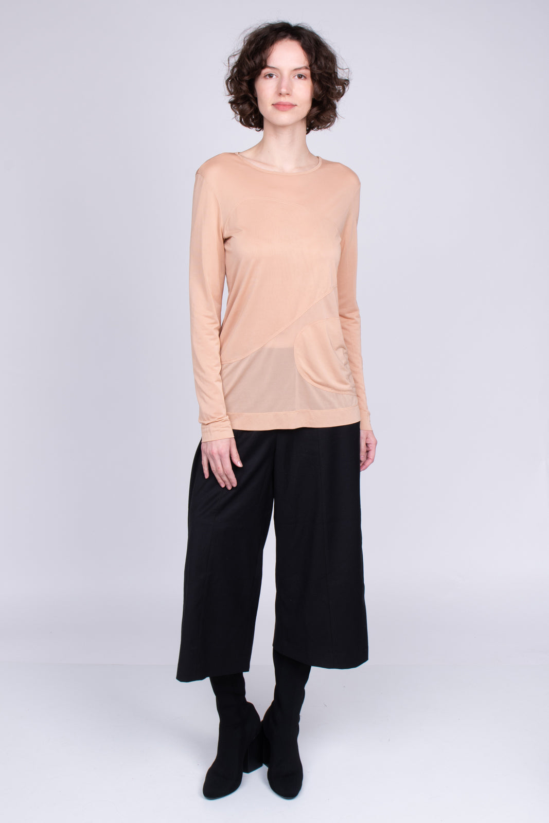 RRP €370 CEDRIC CHARLIER T-Shirt Top Size IT 44 / M Partly Lined Made in Italy gallery main photo