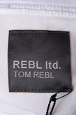 RRP €189 TOM REBL Hoodie Size S Coated Front Pullover Made in Italy gallery photo number 8