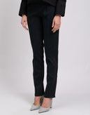 RRP €165 8PM Naomi Seam Front Trousers Size S Shiny Zipped Cuffs Made in Italy gallery photo number 6