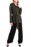 RRP €120 8 Safari Jacket Size IT 42 Fully Lined Belted gallery photo number 1