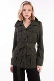RRP €120 8 Safari Jacket Size IT 40 Fully Lined Belted gallery photo number 6