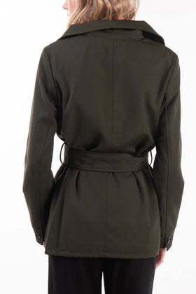 RRP €120 8 Safari Jacket Size IT 42 Fully Lined Belted gallery photo number 3
