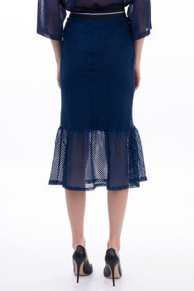 RRP €170 8 Flounce Skirt Size S Made in Italy gallery photo number 3