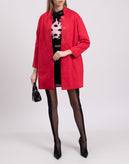 RRP €285 8 Coat Size XS Suede Effect Made in Italy gallery photo number 2