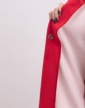 RRP €285 8 Coat Size XS Suede Effect Made in Italy gallery photo number 7