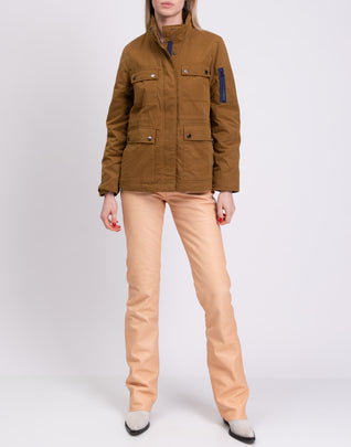 RRP €245 GEORGE J. LOVE Military Jacket Size XS Padded Drawstring Waist Full Zip