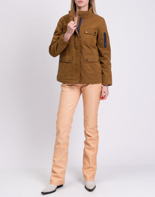 RRP €245 GEORGE J. LOVE Military Jacket Size M Padded Drawstring Waist Full Zip