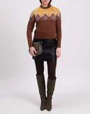 RRP €125 8 Jumper Size XS Wool Blend Geometric Pattern gallery photo number 1