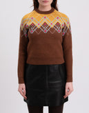 RRP €125 8 Jumper Size XS Wool Blend Geometric Pattern gallery photo number 3