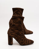 RRP €155 JOLIE By EDWARD SPIERS Ankle Boots EU38 UK5 US8 HANDMADE Zebra Pattern gallery photo number 2