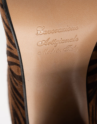 RRP$155 JOLIE By EDWARD SPIERS Ankle Boots EU39 UK6 US9 HANDMADE Zebra Pattern gallery photo number 6
