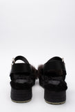 RRP€160 RUCOLINE Noor Leather & Rabbit Fur Slingback Sandals US8 EU38 UK5 Logo gallery photo number 3