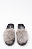 RRP€500 OPENING CEREMONY Leather & Rabbit Fur Mule Shoes US6 EU36 UK3 gallery photo number 2