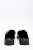 RRP€500 OPENING CEREMONY Snakeskin & Rabbit Fur Mule Shoes US10 EU40 UK7 gallery photo number 3