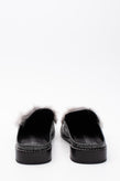 RRP€500 OPENING CEREMONY Leather & Rabbit Fur Mule Shoes US6 EU36 UK3 gallery photo number 3