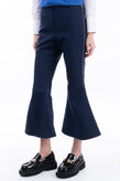 RRP €790 ELLERY Trousers Size AU 4 / XXS Wool Blend Vent Back Flare Leg Cropped gallery photo number 4