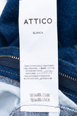 RRP €275 ATTICO Jeans Size 0 / XXS Garment Dye Slim Flared Cropped Made in Italy gallery photo number 8