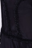 RRP€285 PREEN LINE LARA Top Blouse Size XS Ruched Lace See Through Crew Neck gallery photo number 6