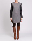 RRP €200 8PM Shift Dress Size S Wool Blend Prince of Wales Pattern Made in Italy gallery photo number 4