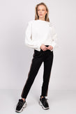 RRP€200 JUST CAVALLI Track Trousers US4 IT40 S Logo Stripes Zipped Cuffs gallery photo number 3