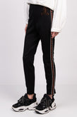 RRP€200 JUST CAVALLI Track Trousers US4 IT40 S Logo Stripes Zipped Cuffs gallery photo number 5