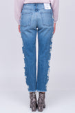 RRP €230 3X1 DOSA Jeans W26 Ripped Faded Slim Fit High Rise Cropped Made in USA gallery photo number 4