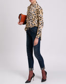 RRP €265 JUST CAVALLI Jeans W26 Stretch Faded Stitched Knees Made in Italy gallery photo number 3