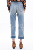 RRP €250 CURRENT/ELLIOTT THE FLING Boyfriend Jeans W27 Ripped Worn Look Cropped gallery photo number 5