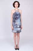 RRP €350 ERMANNO ERMANNO SCERVINO Sheath Dress Size IT 40 / XS-S Halterneck gallery photo number 5