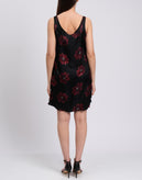 MANILA GRACE Shift Dress Size IT 42 Silk Blend Draped Floral Made in Italy gallery photo number 6