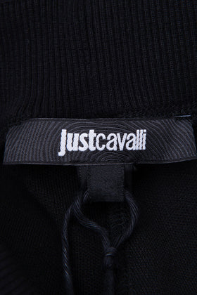 JUST CAVALLI Track Trousers US4 IT40 S RRP$200 Logo Stripes Zipped Cuffs gallery photo number 9