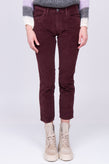 RRP €160 CURRENT/ELLIOTT Corduroy Trousers W24 Cropped Zip Fly gallery photo number 2