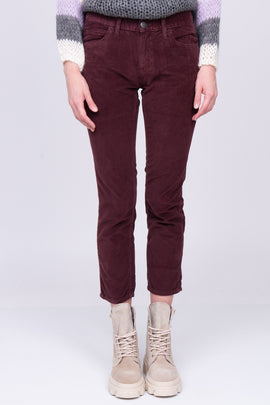 RRP €160 CURRENT/ELLIOTT Corduroy Trousers W24 Cropped Zip Fly