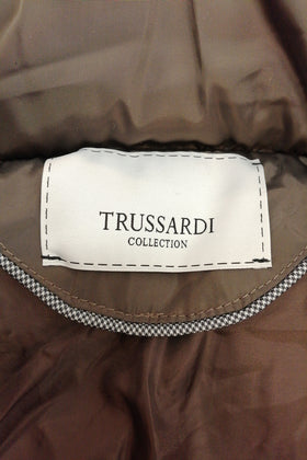 RRP €305 TRUSSARDI COLLECTION Quilted Coat Size L Belted Detachable Hood gallery photo number 6