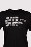 RRP €100 JOHN RICHMOND T-Shirt Top US40 IT52-54 L Coated Front Short Sleeve gallery photo number 3