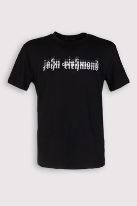 RRP€80 JOHN RICHMOND SS23 T-Shirt Top US42 IT56 XL Coated Logo Short Sleeve
