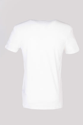 RRP €120 ERMENEGILDO ZEGNA 2 PACK T-Shirt Top US/UK44 EU54 XXL Logo Patch V-Neck gallery photo number 3