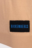 RRP€215 BIKKEMBERGS Jumper US34-36 EU50-52 L Wool Blend Logo Patch Thin Knit gallery photo number 3