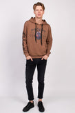 RRP€155 JOHN RICHMOND Hoodie US40 IT52-54 L Doberman Patch Embroidered Logo gallery photo number 2