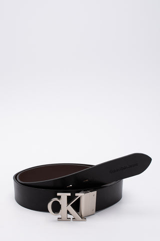 CALVIN KLEIN JEANS Leather Belt Size 85/34 Grainy Panel Reversible CK  –POPPRI Online Fashion Auctions