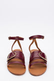 RRP€260 VANESSA BRUNO Leather Sandals US9 EU39 UK6 Ankle Strap Made in Italy gallery photo number 2