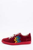 RRP€270 M MISSONI X SAWA Suede Leather Low Cut Sneakers US7 EU40 UK6 Zig Zag gallery photo number 3