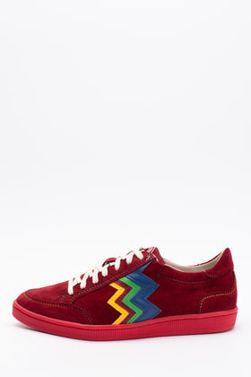 RRP€270 M MISSONI X SAWA Suede Leather Sneakers US6 EU39 UK5 Zig Zag Low Top gallery photo number 3