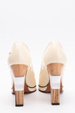 RRP€760 MISSONI Leather T-Strap Court Shoes US10 EU40 UK7 Transparent Heel gallery photo number 4